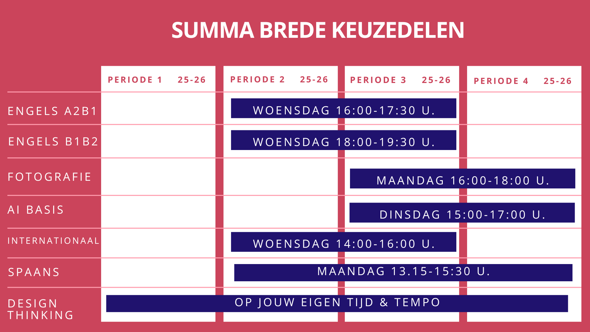 Summa brede keuzedelen