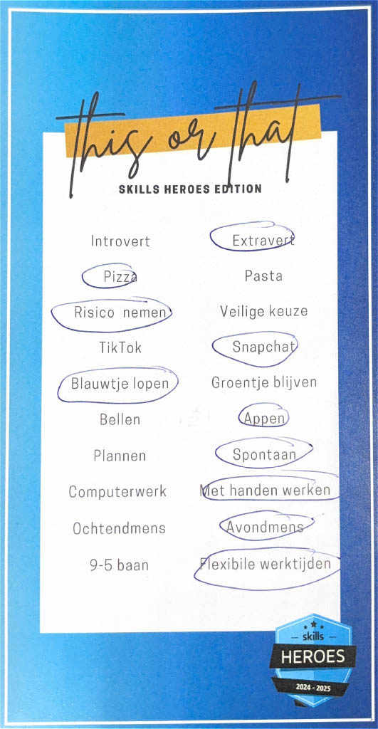 Skills this or that
