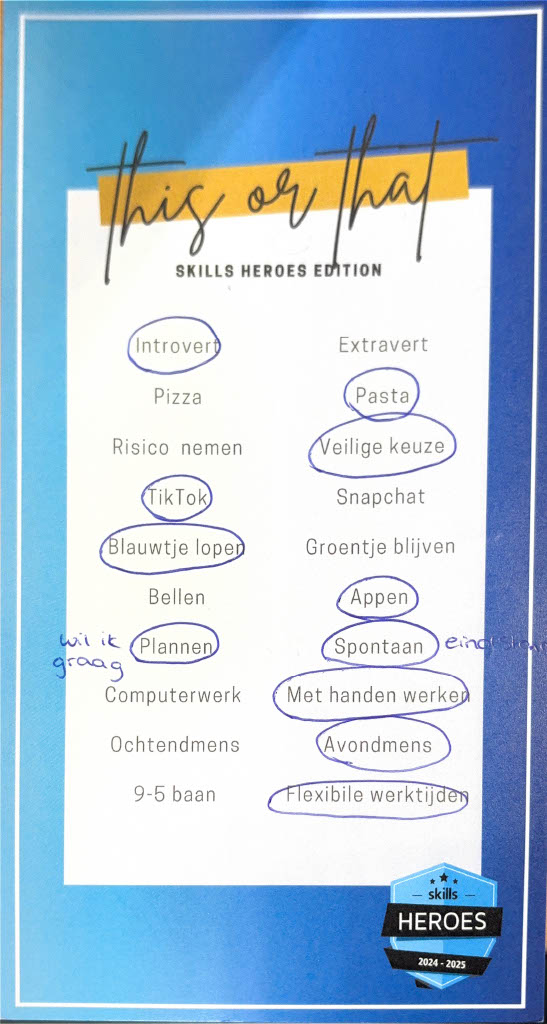 Skills this or that