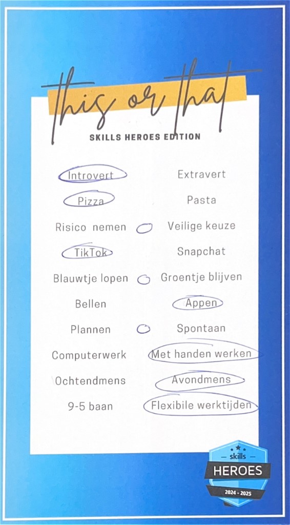 Skills this or that