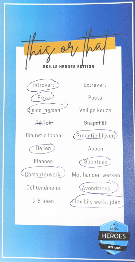 Skills this or that