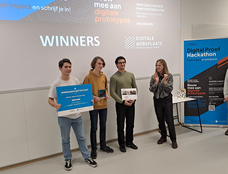 Overwinning hackaton Summa ICT nieuws