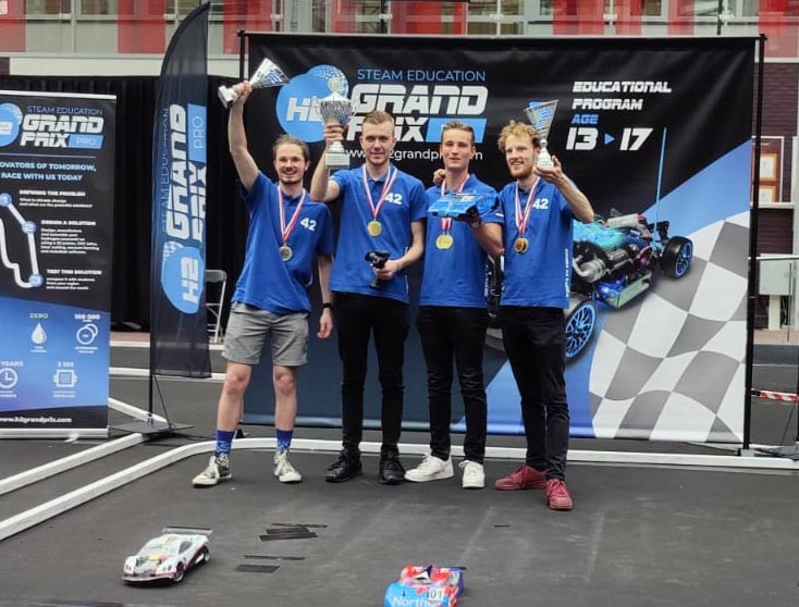 Summa College - Automotive waterstof challenge nederlands kampioen
