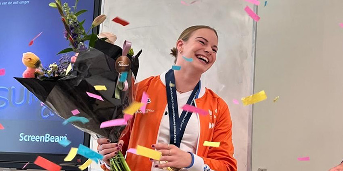 Summa College Zwemster Janna van Kooten leeft haar droom 2024 list